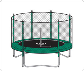 Vienna 2and#44; 8ft Trampoline and Surround