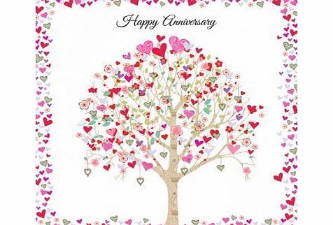 Tracks Publishing C1431 159x159mm Anniversary Card with Envelope