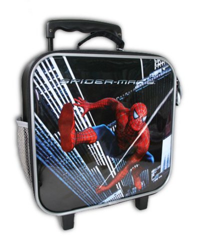 Spider Man 3 Square Wheeled Bag Red and Black