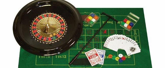 Trademark Games 16 inch Deluxe Roulette Set with Accessories