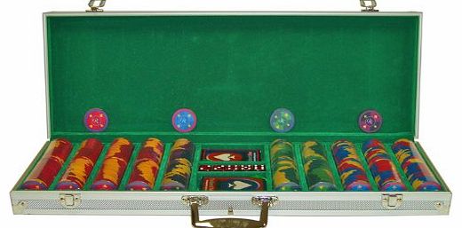 500 Grand Royale Poker Chip Set with Aluminum Case