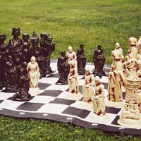 Traditional Garden Games Giant Medieval Chess