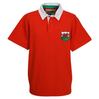 traditional Wales Rugby Shirt.