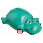 Snoozing Hippo Money Box