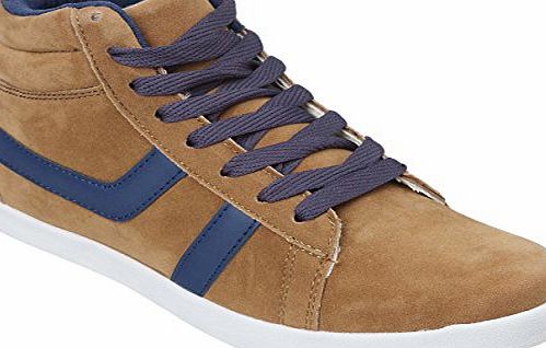 Trainers Ladies Ankle Boot Baseball Trainers Size 2 to 7 UK SPORTS CASUAL (6 UK, Brown)
