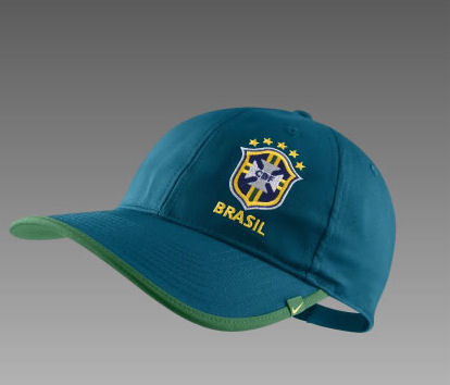 Training Wear Nike 2011-12 Brazil Nike Core Baseball Cap (Blue)