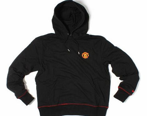 Nike 2011-12 Man Utd Nike Core Hooded Top (Black)