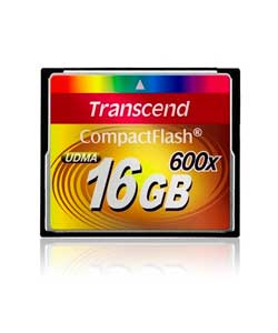 Transcend 16GB 600x CompactFlash Memory Card