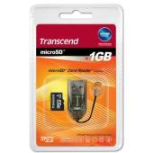 transcend 1GB Micro SD Card With S3 Card Reader