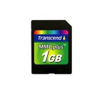 Transcend 1GB MMC Plus Card, High Speed