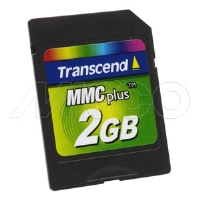 Transcend 2GB MMC Plus Card, High Speed