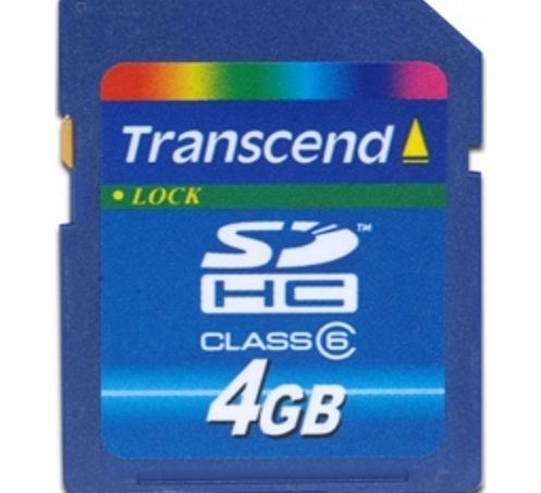 Transcend 4GB SDHC class 6 , Secure Digital High Capacity