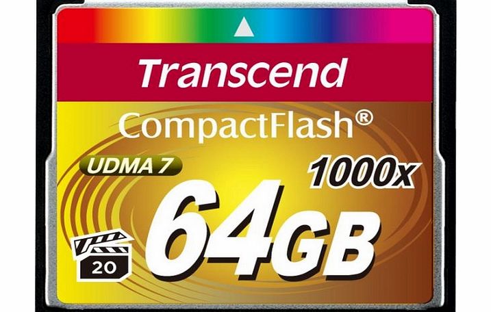 Transcend 64GB Ultimate 1000x CompactFlash Memory Card