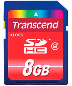 Transcend 8GB Secure Digital High-Capacity Class