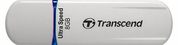 Transcend JetFlash 620 USB flash drive - 8 GB white/blue