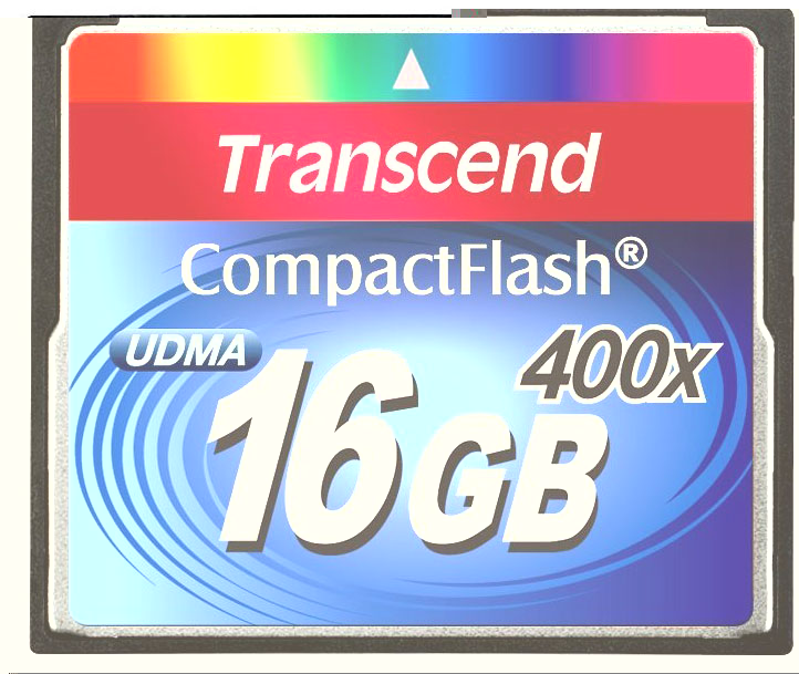 Transcend Premium 400x Compact Flash Card - 16GB
