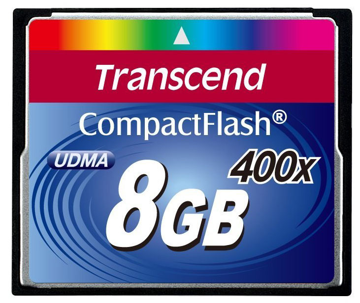 Transcend Premium 400x Compact Flash Card - 8GB