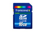 Transcend Secure Digital Card SDHC Class 6 - 16GB