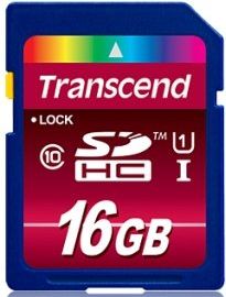 Transcend Ultimate SDHC Class 10 UHS-1 - 16GB