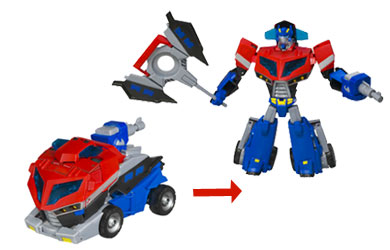 transformers Animated - Voyager Optimus Prime