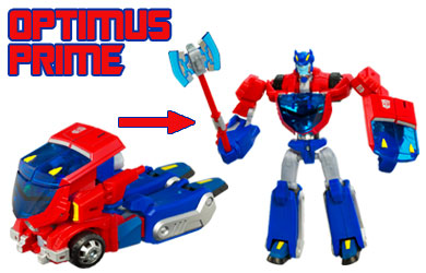 transformers Animated Deluxe - Cybertron Mode Optimus Prime