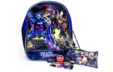 Transformers Backpack Stationery Set