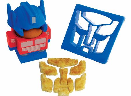 Transformers Optimus Prime Egg Cup And Toast