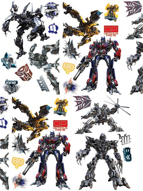 Transformers Wall Stickers 40 piece