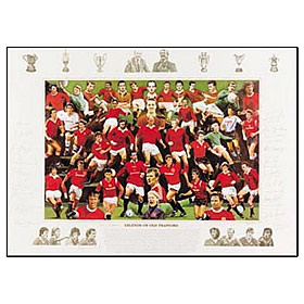 Legends Of Old Trafford - Fully Signed Print