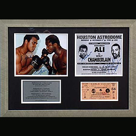 Muhammad Ali Signed Tribute Montage
