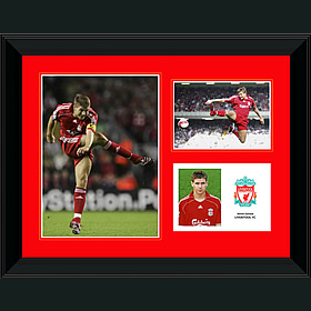 Steven Gerrard Framed Player Profile