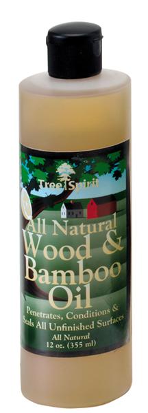 Tree Spirit All Natural Wood & Bamboo Oil 12oz