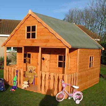 Treetop Modular Wooden Playhouses Two Storey Playhouse 8ft6in x 10ft