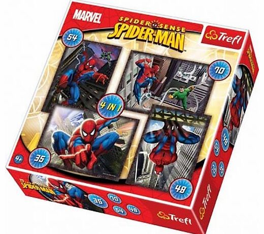 Trefl 4-in-1 Puzzle Spiderman Spiderman