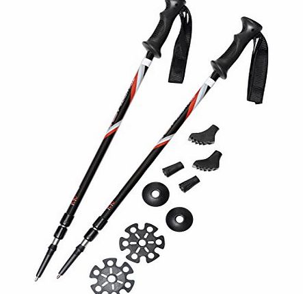 Pair of Trekrite Active Antishock Walking Poles / Hiking Sticks