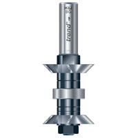 Trend B/Guided Adjust Chamfer A= 65andiexcl; (Tct Router Cutter Range / Laminate Trimmers)