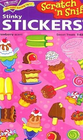 TREND ENTERPRISES INC. Sweet Treats (Strawberry) Scratch n Sniff Stickers