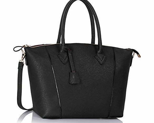 TrendStar Ladies Grab Shoulder Bags Womens Large Designer Handbags Tote Shoulder Faux Leather Fashion Bags