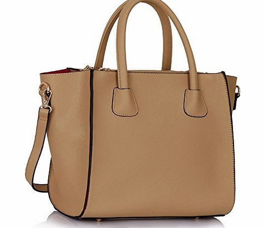TrendStar Womens Designer Handbags Ladies Shoulder Bags New Faux Leather Celebrity Style Fashion Tote Large
