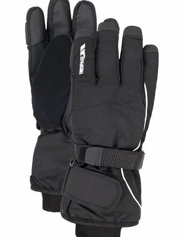 Trespass Ergon Thinsulate Ski Glove - BLACK, X-SMALL