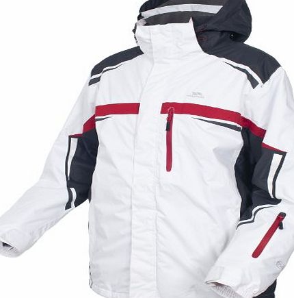 Trespass Mens Willard Ski Jacket - White, Large