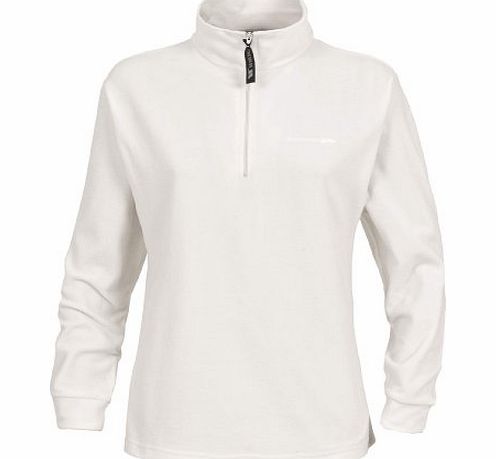 Trespass Womens Pera 1/2 Zip Fleece - White, Large