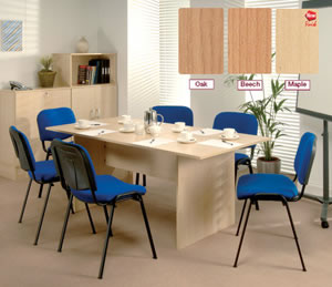 Boardroom Table W1800xD900xH720mm Oak