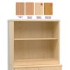 Trexus Bookcase with Sliding Glass Doors and