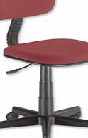 Trexus Brand New. Trexus Intro Typist Chair Back H220mm W410xD390xH405-520mm Claret Ref 10001-03