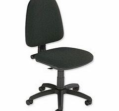 Trexus Brand New. Trexus Office Operator Chair Permanent Contact High Back H510m W465xD450xH425-540mm Charcoal