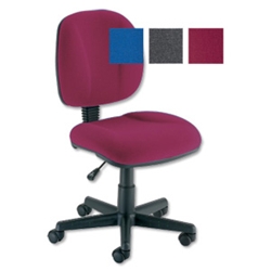 Burgundy Intro Operators Chair Fixed