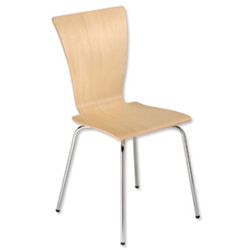 Trexus Cafe Chair Maple Pk4