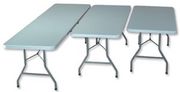Folding Table Rectangular Capacity 500kg W1524xD762xH743mm Grey