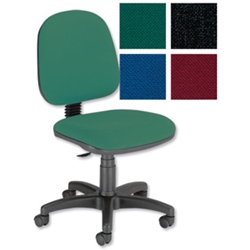 Trexus Office Operator Chair Medium Back Green
